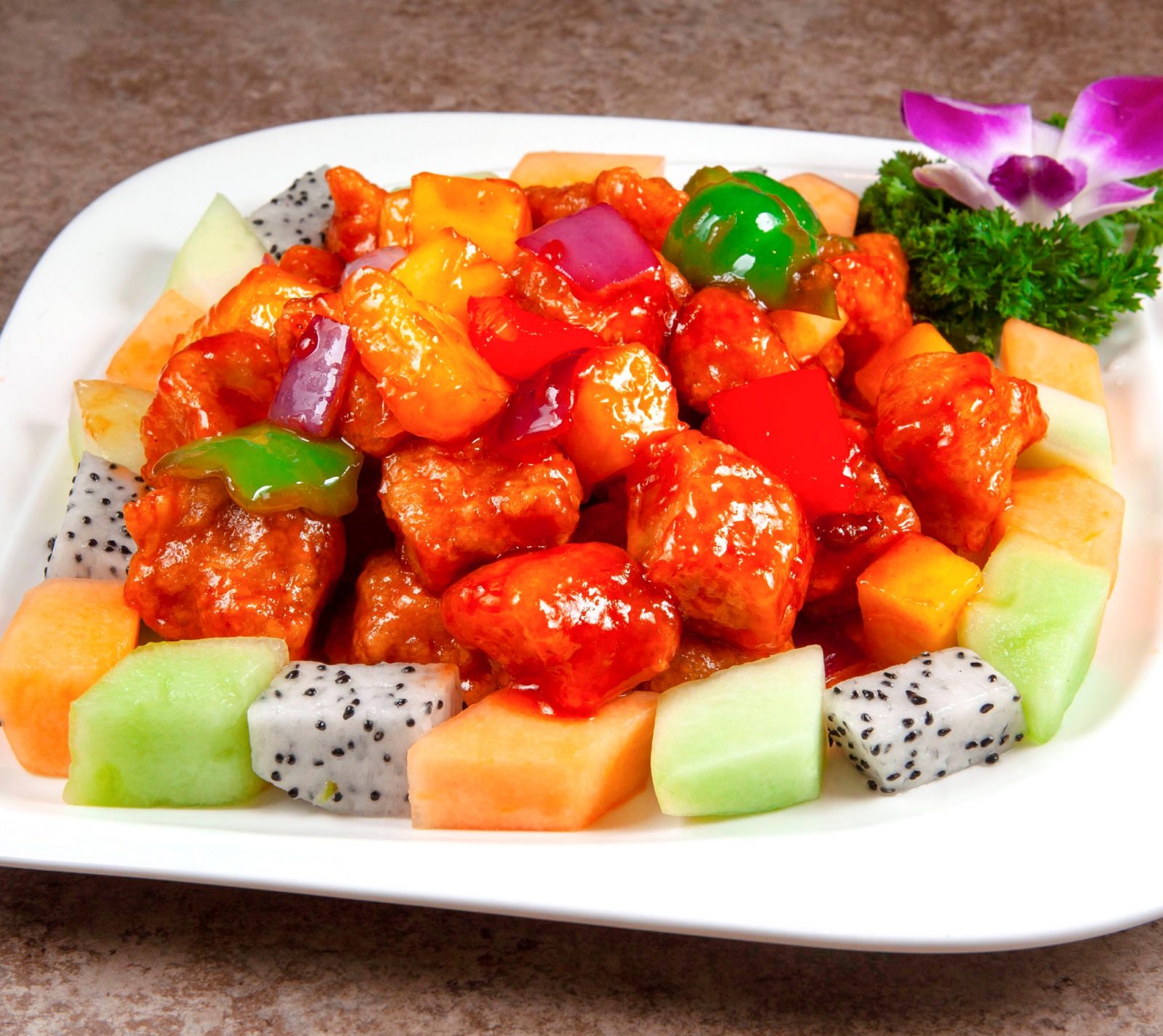 鮮果紅酒咕咾肉