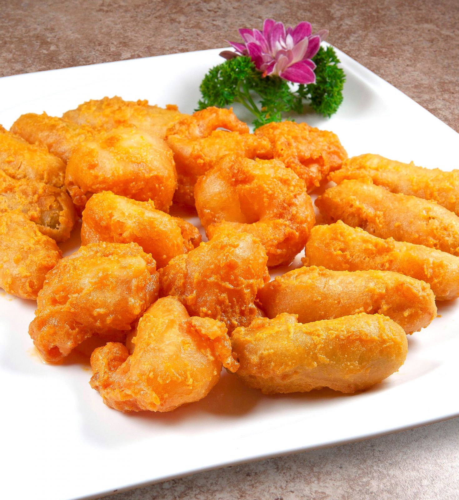 金沙南瓜明蝦球